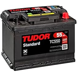 Baterias Tudor 18 Tudor TC550 Batería de coche Tudor 55Ah 460A, Gama Standard, para Automóvil de turismo
