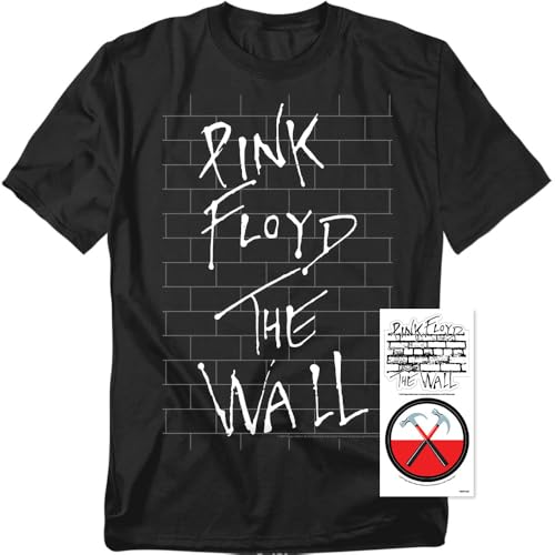 Pink Floyd The Wall Album Rock Band Black T Shirt2