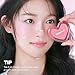 lilybyred Luv Beam Sherbet Cheek | Heart-Shaped Korean Cream Blush, Lightweight Melt-In Texture, Micro-Pearl Glow, Buildable Natural Color, Soft Radiant Finish, 0.12 oz. (06 Raspberry Topping)