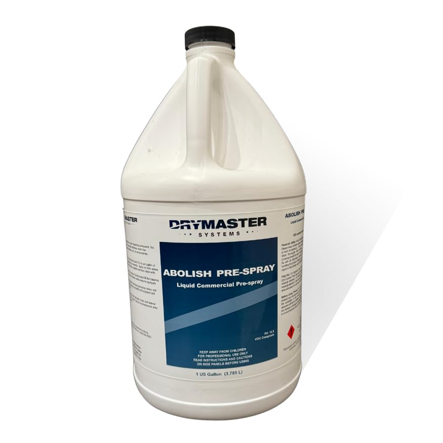 Drymaster Systems ABOLISH – Extreme & Heavy Soil Carpet Pre-Spray Cleaner - 1 Gallon