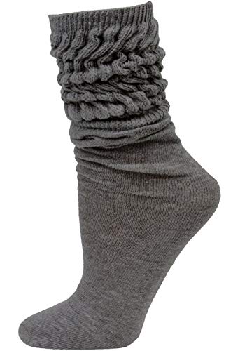 Image of The Branch Eloise Women's Cotton Slouch Socks, Woman's Knee High Boot Socks