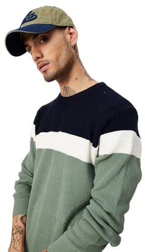 Image of Max Cotton Men Banded Collar Sweater