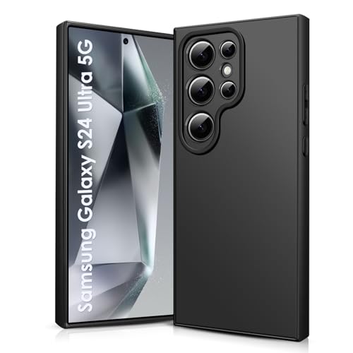 ICEDIO Hülle für Samsung Galaxy S24 Ultra 5G 6,8 Zoll, Ultra Dünn Flüssig Silikon Handyhülle, Weiche Stoßfeste Kratzfest...