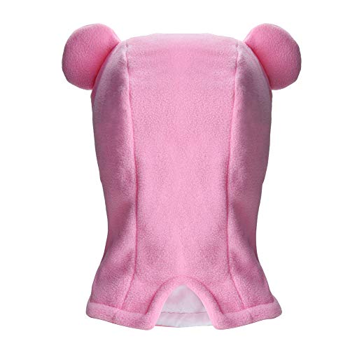 Boys Girls Winter Warm Windproof Balaclava Hat Ski Riding Face Mask Fleece Neck Warmer (Pink) #TOP1