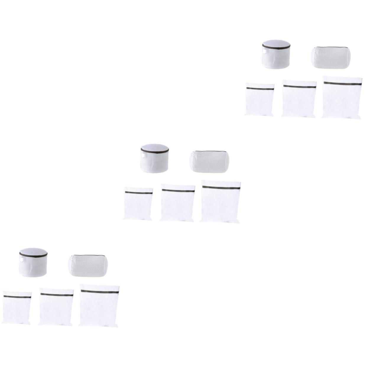 TOPBATHY 3 Sätze Wäscheständer Weißer Netzbeutel Für Toilettenartikel Und Waschmaschine 5 Stück * 3