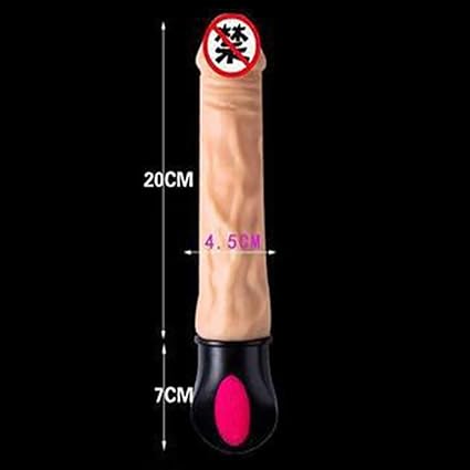 Gran vibrador eléctrico simulación de calentamiento del pene ...