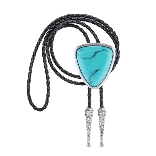 Image of Btilasif Bolo Tie for Women, Scorpion Bolo Tie Vintage Western Cowboy Stone Leather Neckties, Cowboy Gifts for Men