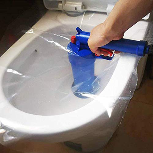 Émbolo desatascador de alta presión para inodoro pipa del baño azul 7