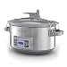 BLACK+DECKER SCD7007SSD 7-Quart Digital Slow Cooker with Temperature Probe + Precision Sous-Vide, Capacity, Stainless Steel