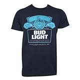 Bud Light Navy Tee Shirt Medium