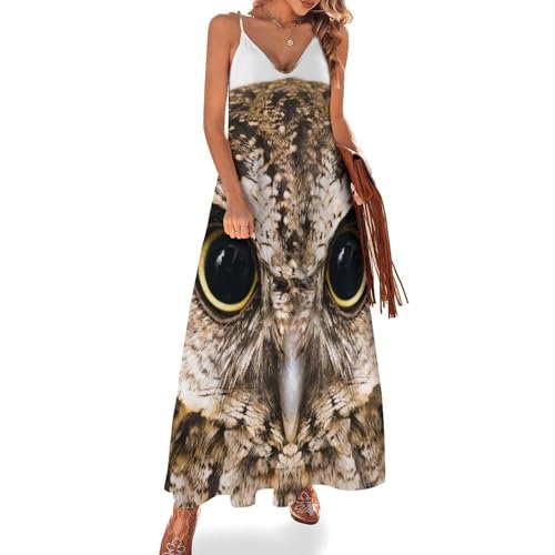 Robe longue d'été sans manches pour femme | Maxi robe de plage col V