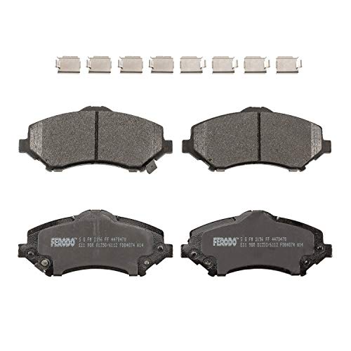 FERODO Plaquettes de freins Avant avec indicateur d'usure Épaisseur 17,3mm avec accessoires FDB4074 Compatible avec VW Routan Van, FIAT Freemont 345, JEEP...