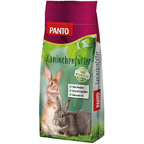 Panto Kanin Basis Kaninchenfutter 25 KG für Zucht und Mast, rohfaserreiches Pellet-Futter Cover