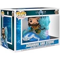 Funko Pop! Ride Deluxe: - DC Aquaman On Storm - Figura de Vinilo