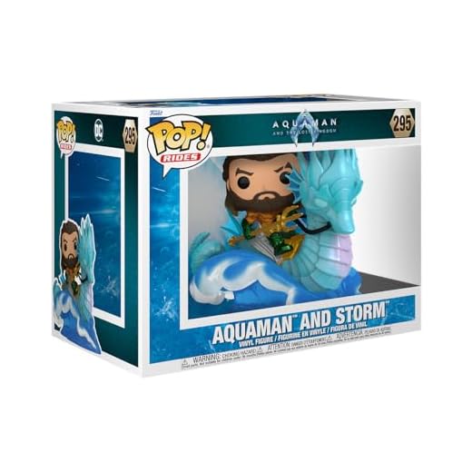 Funko Pop! Ride Deluxe: - DC Aquaman On Storm - Figura de Vinilo Coleccionable - Idea de Regalo- Mercancia Oficial - Juguetes para Niños y Adultos - Movies Fans - Muñeco para Coleccionistas