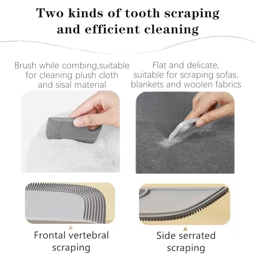 Image of 1 PCS Pet Hair Detailer Professional Pet Hair Remover Carpet Hair Removal Tool Fur Remover Tool for Carpet, Car Mat, Couch, Pet Bed, Furniture, Rug