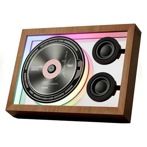 Lecteur CD mural bluetooth 5.3 avec batterie 5000 mAh et haut-parleurs intégrés