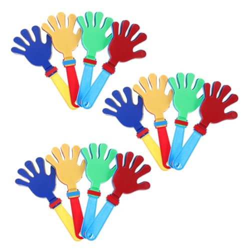 SOPOTUTU 12stücke Kunststoff Handklatscher Spielzeug Mit Handgeräuschemacher Für Party Favors Junge Mädchen Klatschen Spielzeug Aus Handklatscher-krachmacher Handklatscher Aus Kunststoff