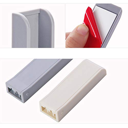 Toyvian 2 ganchos dobráveis adesivos sem perfuração, ganchos para porta de parede para casaco, toalh