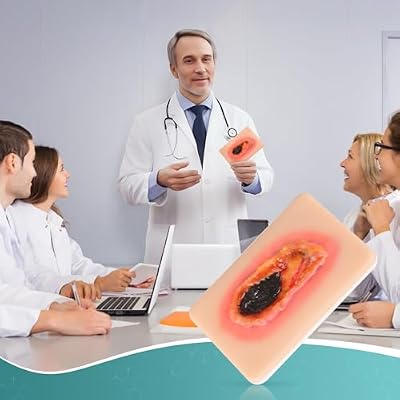 Wound Packing Trainer, Dry Necrotic Wound Simulation Models for Medical Education, Wound Care Demonstrations Tool