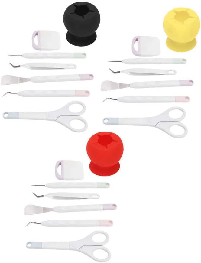 Craft Tools Set Vinyl Weeding Tools Set Clear Debris for Silhouettes for Lettering for Cameos - (Color: Silver)