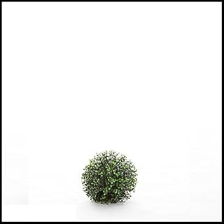 6 Inch Diameter,Artificial, Ornamental Boxwood Sphere, Outdoor Rated
