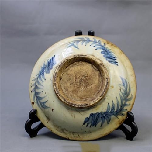 Cuenco azul y blanco de la dinastía Ming regalo histórico para amantes del arte 5