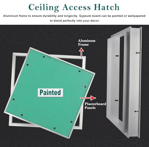 Panel de acceso para techo de 475x475 mm con marco de aluminio resistente 2