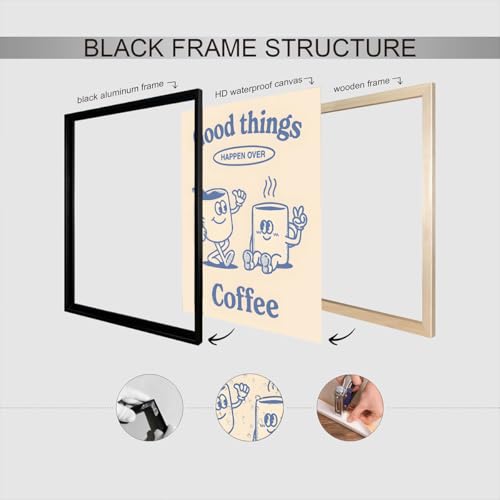 Vintage Club Funny Coffee Poster