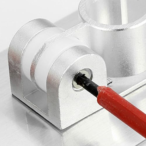 Support de douche réglable sans poinçon en aluminium pour flexible - 7