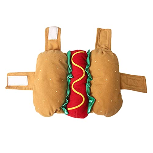 Disfraz Hot Dog para perros pequeños XXL miniatura 2