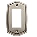 Baldwin 4785.150.CD Colonial Design Single GFCI Switch Plate, Satin Nickel