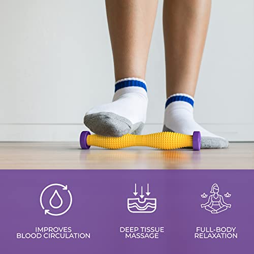 Foot Massage Mat | Best For Plantar Fasciitis, Arch Pain, Myofascial Pain Syndrome, Deep Tissue Massaging, Stress Relief, Shiatsu, Acupuncture, Reflexology, Neuropathy #TOP5