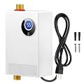 Tankless Water Heater Electric 110V, 3000W Under Sink Instant On Demand Hot Water Heater, Portable Mini Water Heaters with Digital Display for Kitchen Bathroom RV