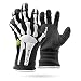 Infamous Paintball Spartan Skeleton Bones Gloves - XL (10), BlackWhite
