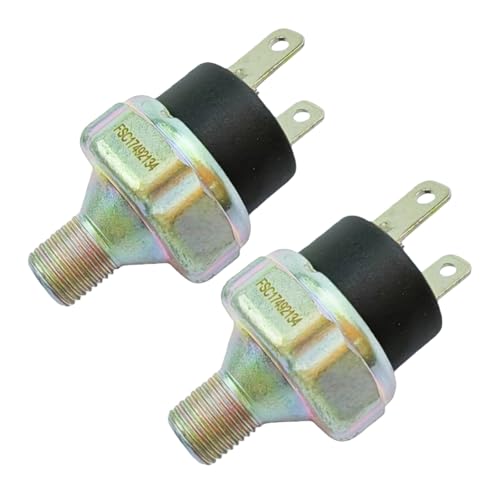 FSC17492134 Normally Closed 2 Blade Kick-Off Low Air Pressure Indicator Switch 1749-2134 FSC-1749-2134 fits for Freightliner Century, Columbia, and FLD Trucks 2pcs