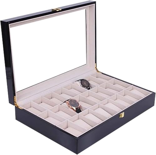 Boîte à montres en bois pour organiser et protéger 24 montres de collection - 2