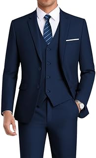 WEEN Men's Slim Fit Suit Set