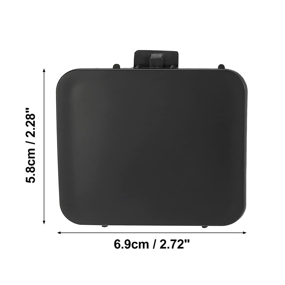 MASO 1 cubierta de gancho de remolque para parachoques delantero de coche, compatible con B-M-VV E60 M Sport 2003-2010, 51117897210, 51117896585, 11460915, 51117897184, 5111789186