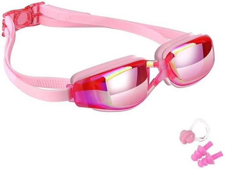 Comfortable Silicone Adjustable Swim Glasses Children Anti-Fog UV Waterproof Swimming Eyewear