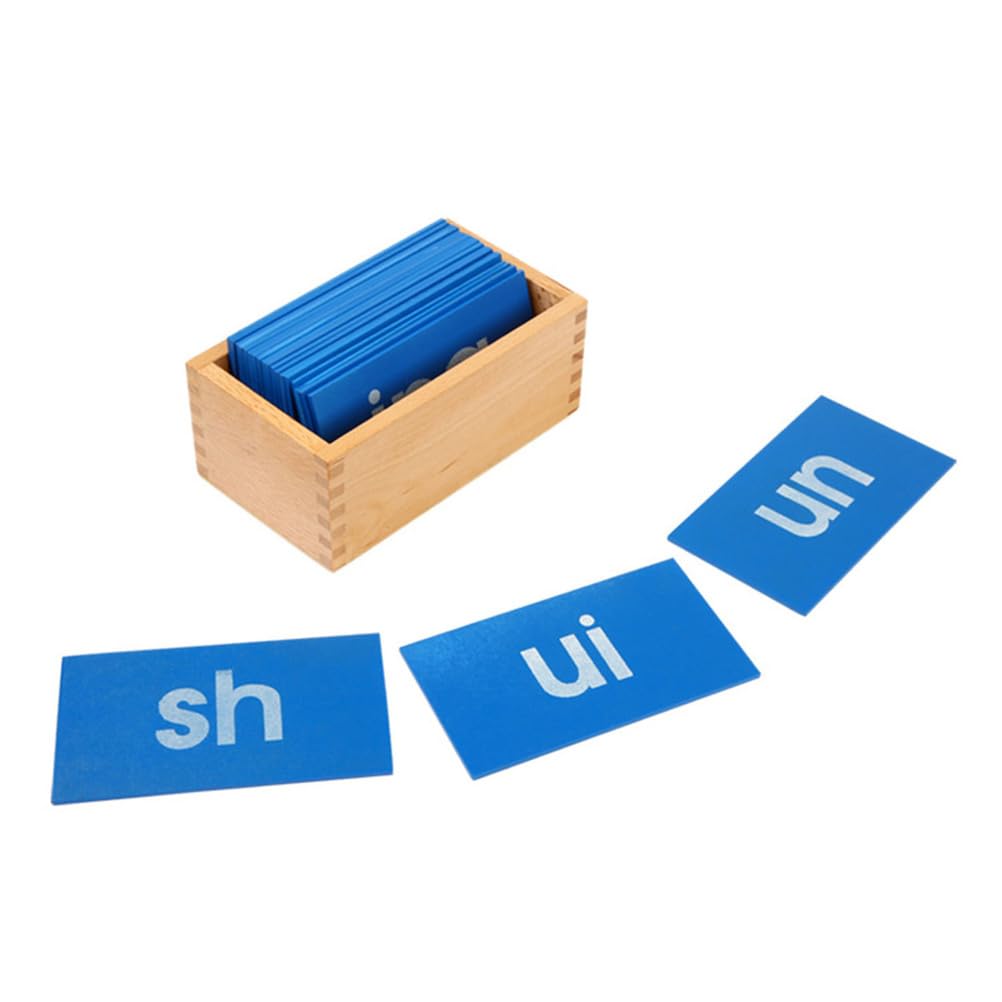 Tableros de Trazado de Lija de Doble Letra Montessori, Tarjeta de Reconocimiento de Pinyin de Caracteres Chinos