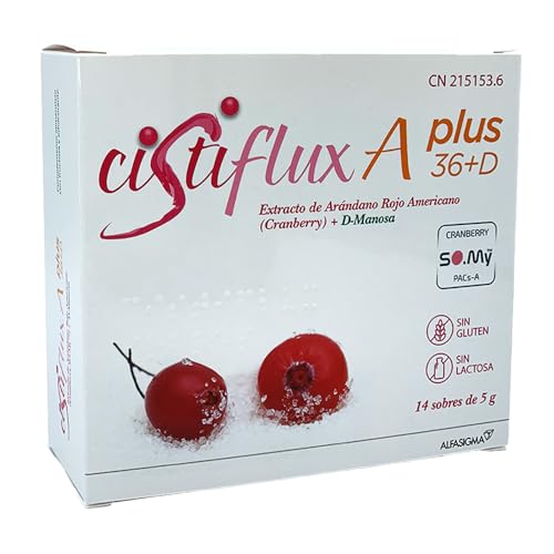 Cistiflux A Plus 36+D Complemento Alimenticio con Arándano Rojo - 14 sobres