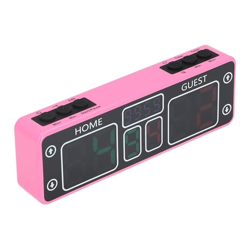Marcador electrónico recargable y magnético 10 dígitos rosa miniatura 1