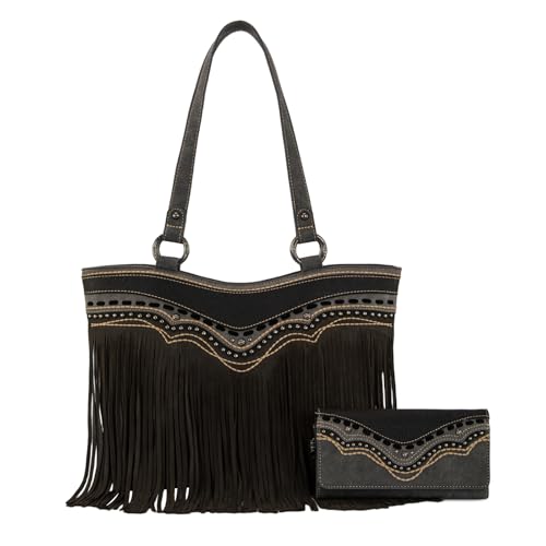 Bolso Tote Western Montana West para mujer con cartera miniatura 1