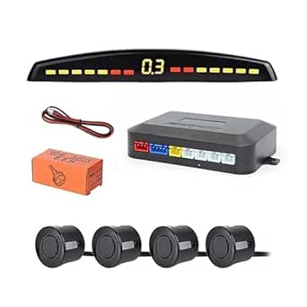 Parking Sensor Car Rear Reversing Radar Reverse Kit Vehicle 4 Parking ...