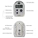 Brannan Visual Timer Multi Function with Vibrating Audible and Flashing Alarm - Seniors Countdown Timer Ideal for The Visually and Hearing Impaired