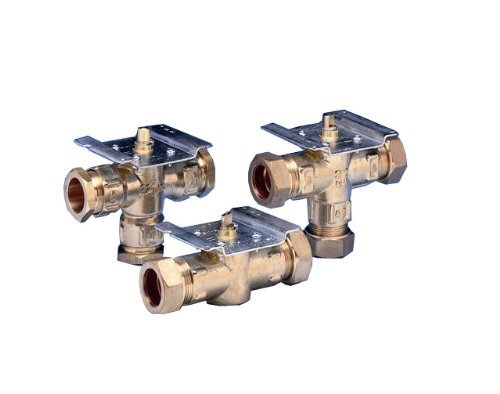 Sunvic6113454 White EML 3454 Cu 2 Port Minivalve Body 22 mm, Heating