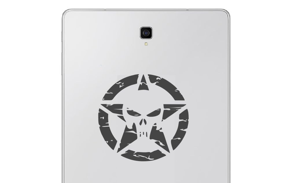 US Star Aufkeber Retro Skull Stern Naklejka (RMPt5/2) (2 sztuki 5 x 5 cm)