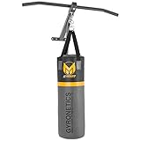 💪 EXPÉDITION: 1 x Combinaison Barre de Traction avec Sac de Frappe noir / argent / jaune + Accessoires de montage et instructions incluses.