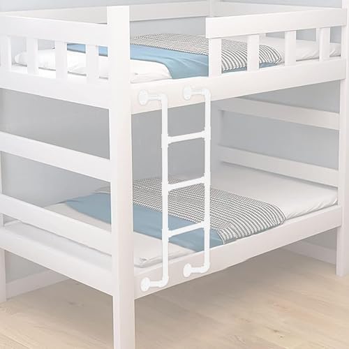 Escalera para literas - Escalera metálica de 39'/49'/51'/55'/59'/65' para Montar en la Pared, Ideal para el hogar, el Loft, la Caravana o el Dormitorio, Carga 330 lb/155 cm/61 Pulgadas